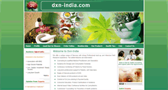 Desktop Screenshot of dxn-india.com